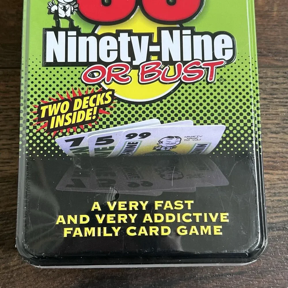 99 Ninety-Nine Or Bust LGI Legendary Games Family Card Game NIB